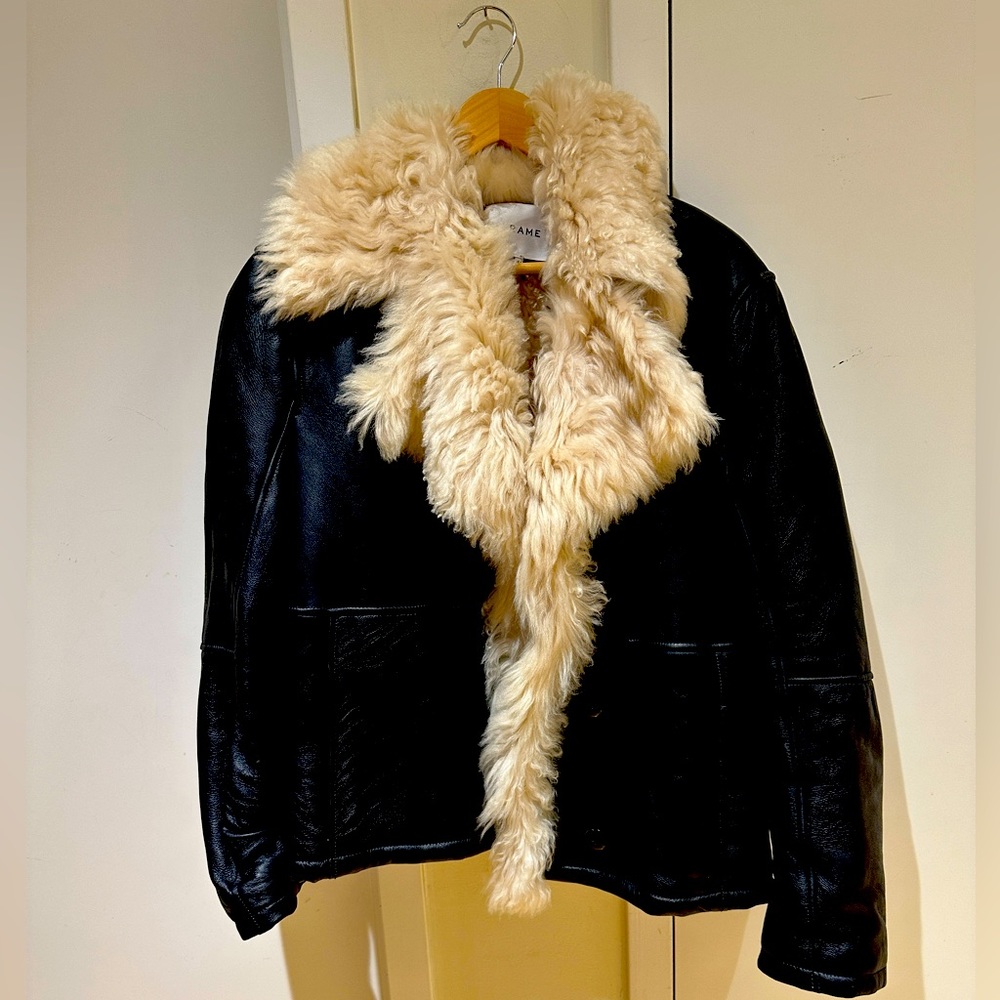 Frame Leather Shearling